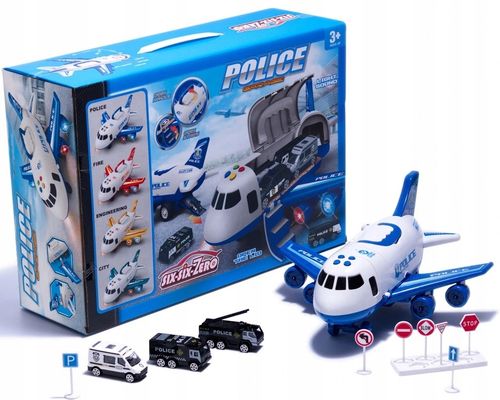 TRANSPORTER SAMOLOT + 3 AUTA POLICJA na Arena.pl
