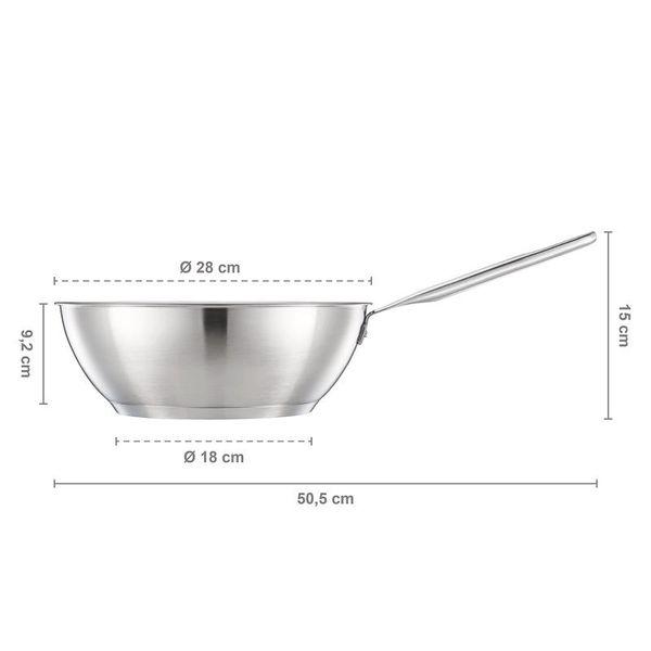 Wok 28 cm All Steel 1064747 zdjęcie 4