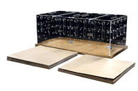 Mata Podłogowa do Klatki Papier Kraft 60x30 cm Zestaw 8 Sztuk Jednorazowe