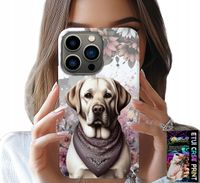 ETUI DO IPHONE 14 PRO - PIESEK PIESKI HUSKY PSIE WZORY + SZKŁO