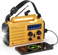 Radio sieciowo-bateryjne FM Solarne