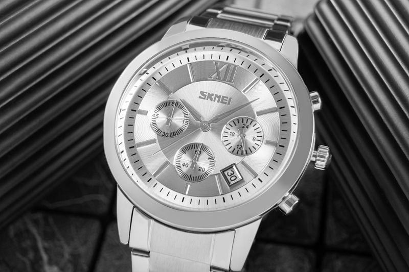 zegarek męski skmei 9097si + box zdjęcie 6