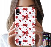 ETUI DO SAMSUNG A10 - CZERWONE WSTĄŻKI WSTĄŻKA MODNE WZORY