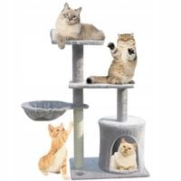 Drapak dla kota kotków legowisko słupek sizalowy domek hamak wieża 88 cm