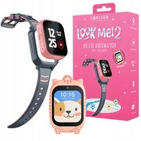 Smartwatch ZEGAREK dla dzieci Forever GPS WiFi 4 Kids Look Me KW-510 różowy