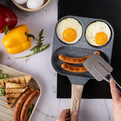 patelnia marmurkowa do jajek 3 sekcje klausberg kb-7817 na Arena.pl