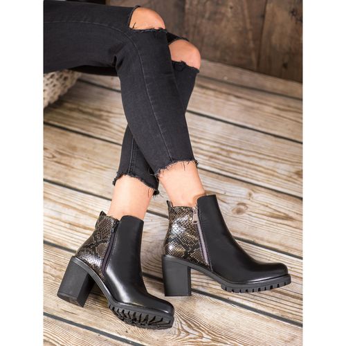 Botki Na Platformie Snake Print r.36 na Arena.pl