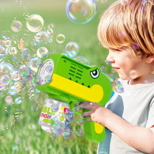 pistolet na bańki mydlane aparat do tworzenia baniek mydlanych + płyn na Arena.pl