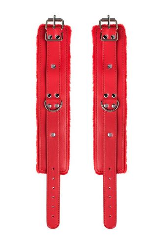 anonymo handcuffs, pu leather, red, 27 cm na Arena.pl