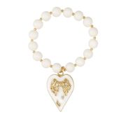 bransoletka z sercem z kolekcji angel (b23/zwe/59/1au)