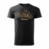 Koszulka motocyklowa z motocyklem na motor Suzuki Intruder M1800R męska czarna REGULAR XXL