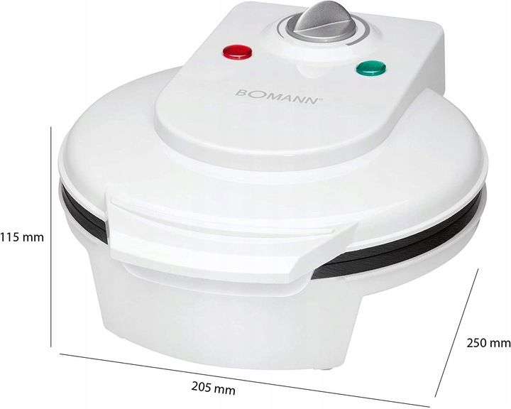 GOFROWNICA BOMANN WA 5018 CB BIAŁA 1200 W zdjęcie 3