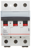 WYŁĄCZNIK NADPRĄDOWY S303 C63A TX3 LEGRAND 403551