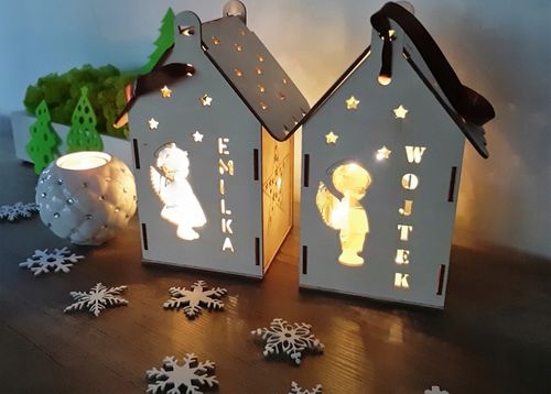 Lampion na roraty z imieniem dziecka grawer na Arena.pl