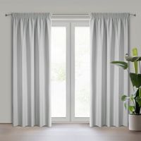 Zasłona welwetowa na taśmie RITA 140x270 stalowa