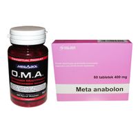 2 pak OMA + Meta Anabolon na masę siłę sex libido testosteron