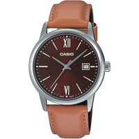 Zegarek Męski Casio DATE, LEATHER - BRONZE (Ø 37 mm)