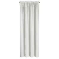 Firana na taśmie z delikatnym nadrukiem ROSSI 135X270 biała