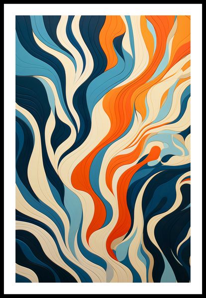 Plakat 53x81cm Oceaniczne Fale zdjęcie 3