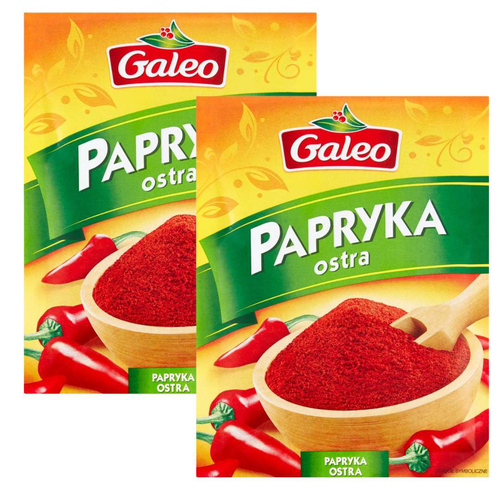 Galeo Przyprawa Papryka ostra 16 g x 2 sztuki na Arena.pl