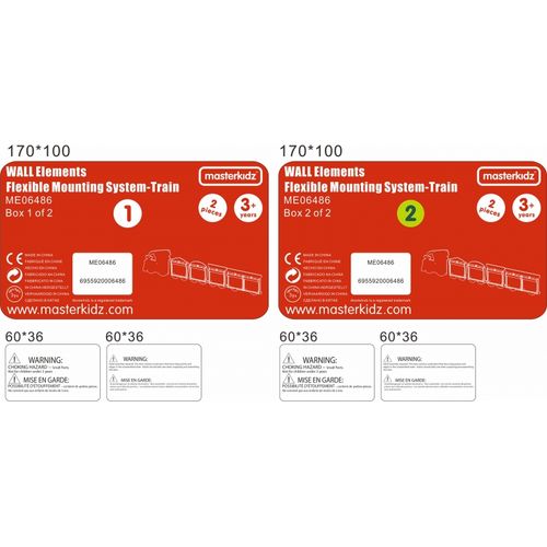 MASTERKIDZ System Do Montażu 5 Tablic Masterkidz Flex - Pociąg na Arena.pl