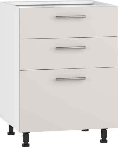 BELLA D3S-60/82 SZAFKA DOLNA Z SZUFLADAMI, MECH HETTICH FRONT: KASZMIR na Arena.pl