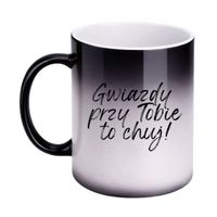 KUBEK "GWIAZDY PRZY TOBIE TO CHUJ!" Wzór - Magiczny 330 ml