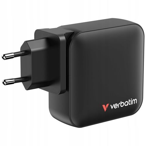Ładowarka ścienna Verbatim Mini GaN 165W 3xUSB-C PD 1xUSB-A QC 3.0 na Arena.pl