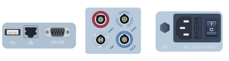 Kardiotokograf Aparat KTG Monitor Płodu JPD-300Pb + sondy zdjęcie 3