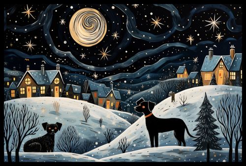 Plakat 60x40cm Nocny Psi Patrol na Arena.pl