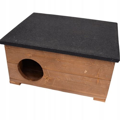 Drewniany Domek Dla Jeża Budka Legowisko Schronienie Dla Małych na Arena.pl