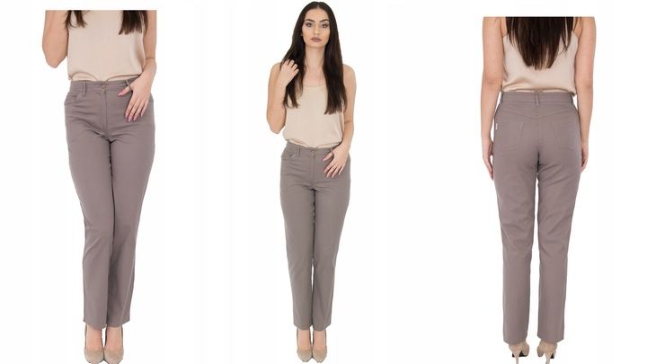 SPODNIE BAWEŁNA KLASYCZNE (38-54) KOLORY r.46 zdjęcie 3