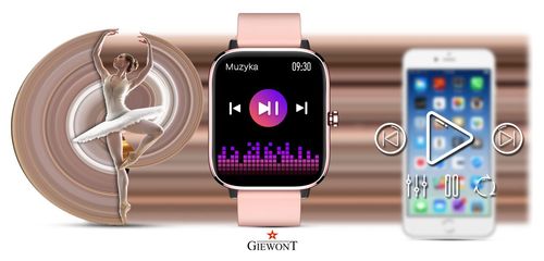 smartwatch giewont różowy gw230-1 na Arena.pl