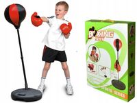 RĘKAWICE BOKSERSKIE + GRUSZKA STATYW ZESTAW DZIECI BOKSU