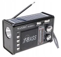 Radio PRZENOŚNE Kuchenne SOLARNE Głośnik Latarka Bluetooth Solar 1263