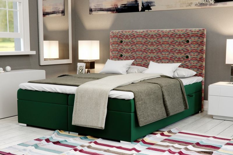 Łóżko Kontynentalne GUSTAW 160 x 200 zdjęcie 1