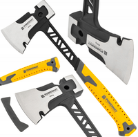 SIEKIERA CIESIELSKA 3W1 KUTA HARTOWANA STAL MŁOTEK KLUCZ MONOBLOK 910G