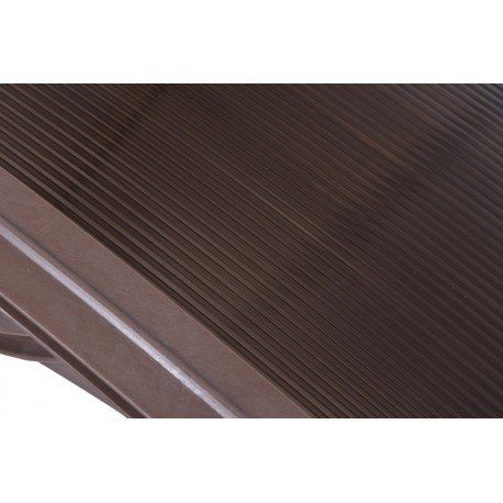 Daszek plastikowy Miro 100x150cm - brązowy zdjęcie 3