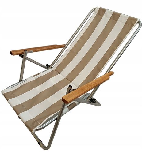 LEŻAK PLAŻOWY GUSIO WZMACNIANY 150 KG POLSKI PRODUKT KEMPING na Arena.pl