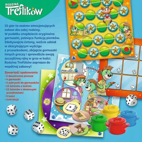 gra 15 gier rodzina treflików 02823 na Arena.pl