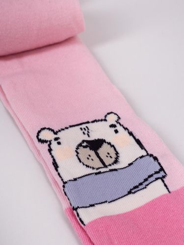 Rajstopy dziewczęce bawełniane we wzory 3PAK  104-110 YOCLUB na Arena.pl