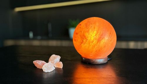 Lampa solna HIMALAJSKA 3-4 kg okrągła jonizator powietrza księżyc Luna na Arena.pl