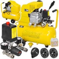 KOMPRESOR OLEJOWY SPRĘŻARKA POWIETRZA TŁOKOWA 24L MOCNY WYDAJNY OLEJ