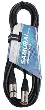 Kabel przewód mikrofonowy XLR XLR 10 m 0,22 mm Roxtone SAMURAI SMXX200L10 zdjęcie 2