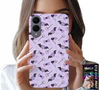 ETUI DO SAMSUNG GALAXY S25 EDGE - MODNE WZORY WIDŁY SERCA KOKARDKI KOKARDA