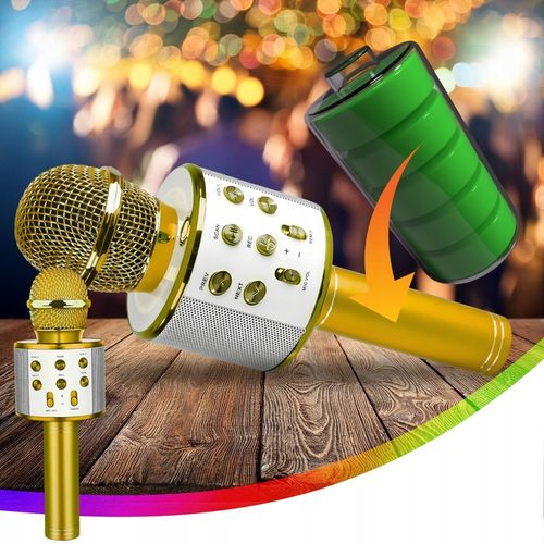 MIKROFON BEZPRZEWODOWY KARAOKE GŁOŚNIK BLUETOOTH PREZENT DLA DZIECI na Arena.pl