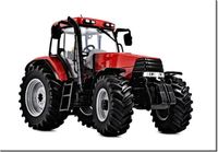 100 70CM OBRAZ PŁÓTNO CZERWONY TRAKTOREK PŁÓTNO RAMA