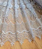 Firana gotowa 400x250, siateczka biała, „Róża”