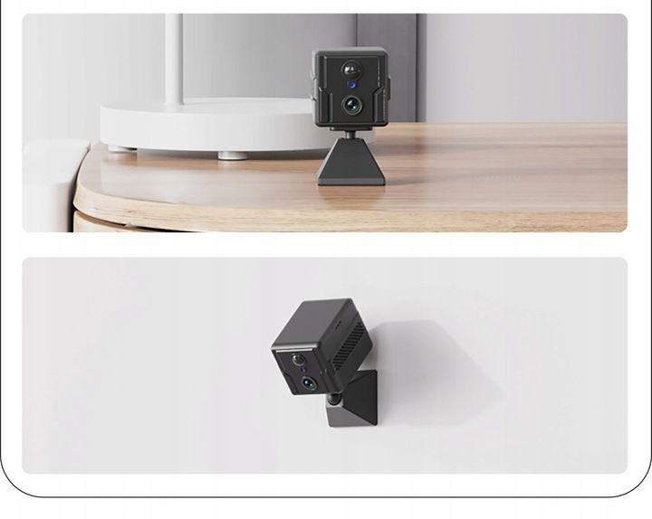 MINI KAMERA 4G NA SIM PODGLĄD NA ZYWO DETEKCJA ALARMY DO 10 DNI PRACY MK01G zdjęcie 3