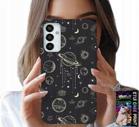 ETUI DO SAMSUNG GALAXY M13 4G - KOSMOS PLANETY GWIAZDY KSIĘŻYC + SZKŁO